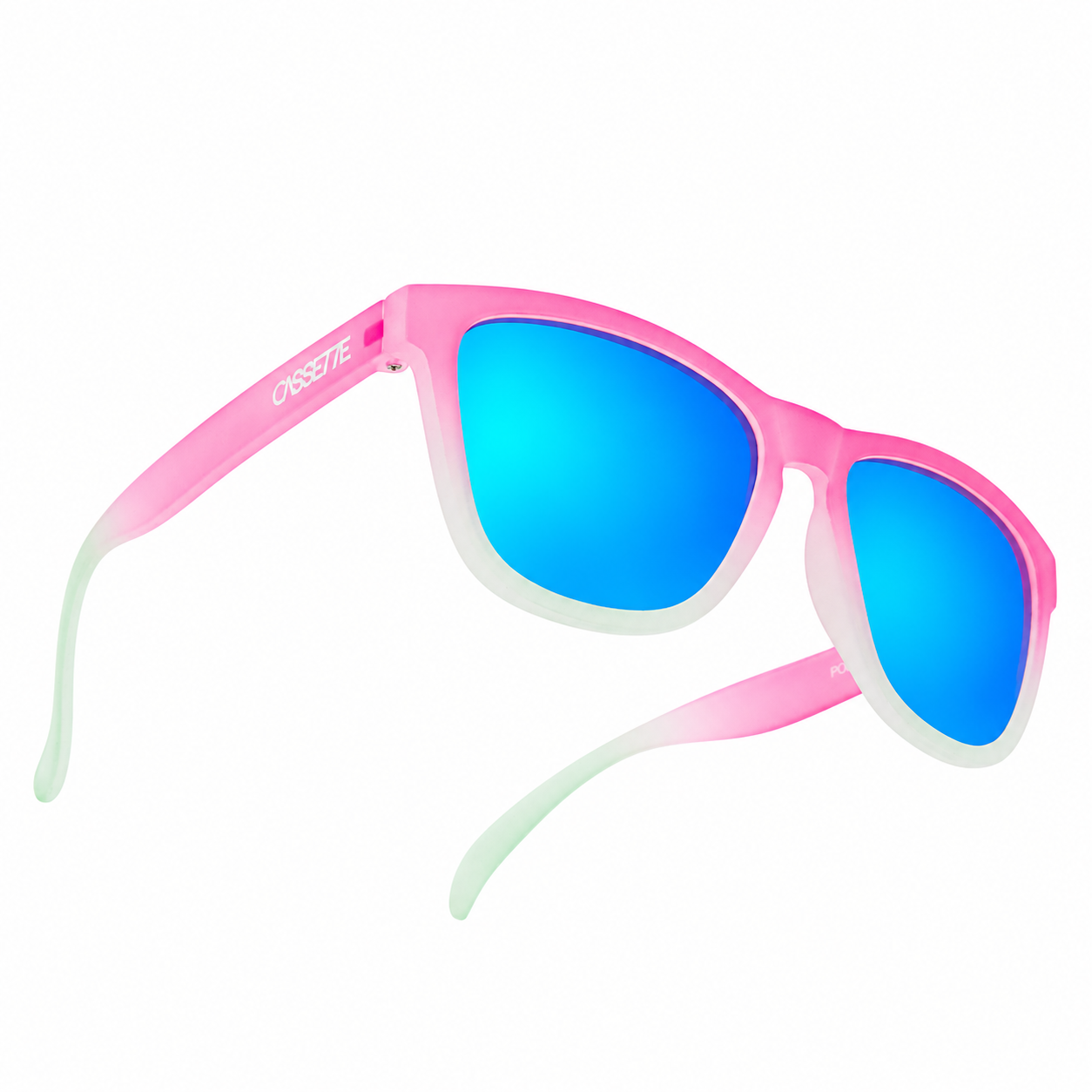 #color_Beach Pink / Polarized Blue Mirror Lens
