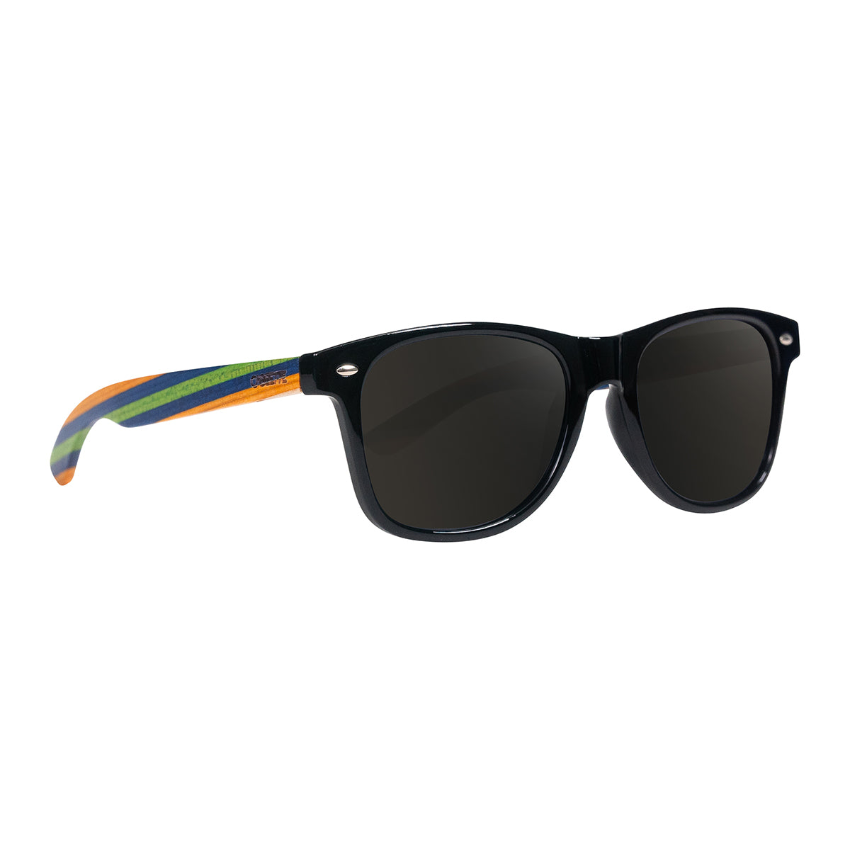 #color_Gloss Black & B.G.O. Skatedeck / Smoke Polarized Lens