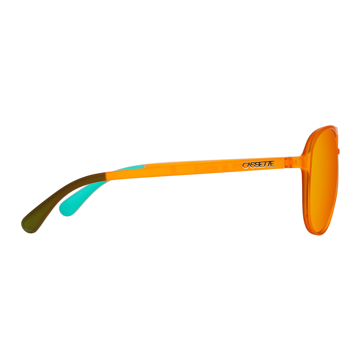 #color_Matte Orange Heat / Polarized Orange Fire Mirror Lens