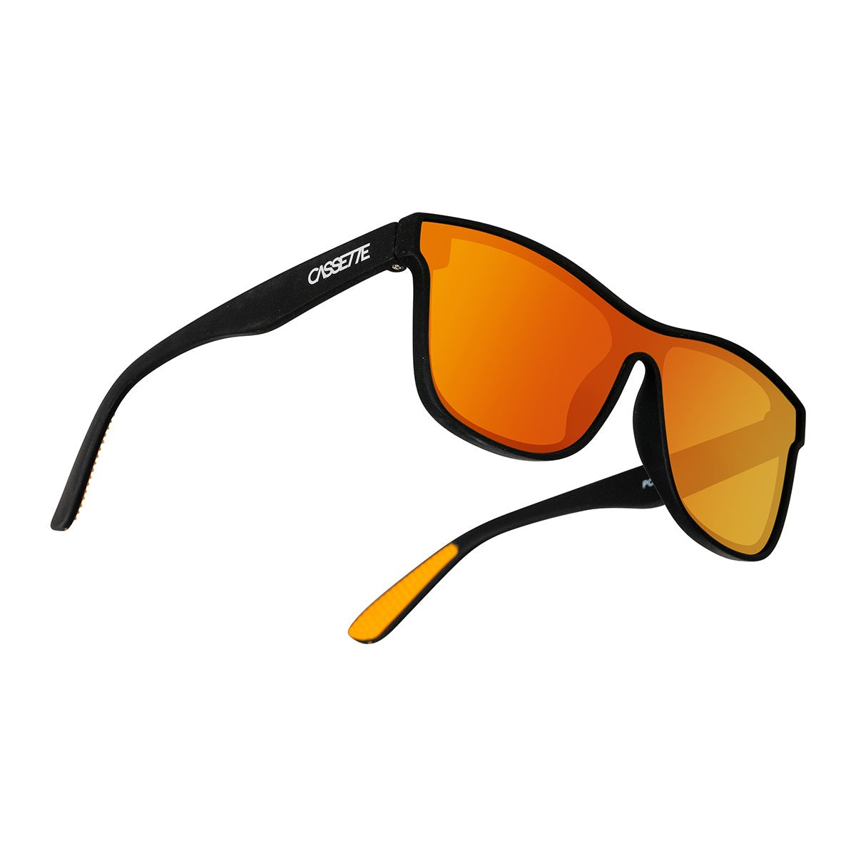 #color_Matte Black / Polarized Orange Fire Mirror Lens