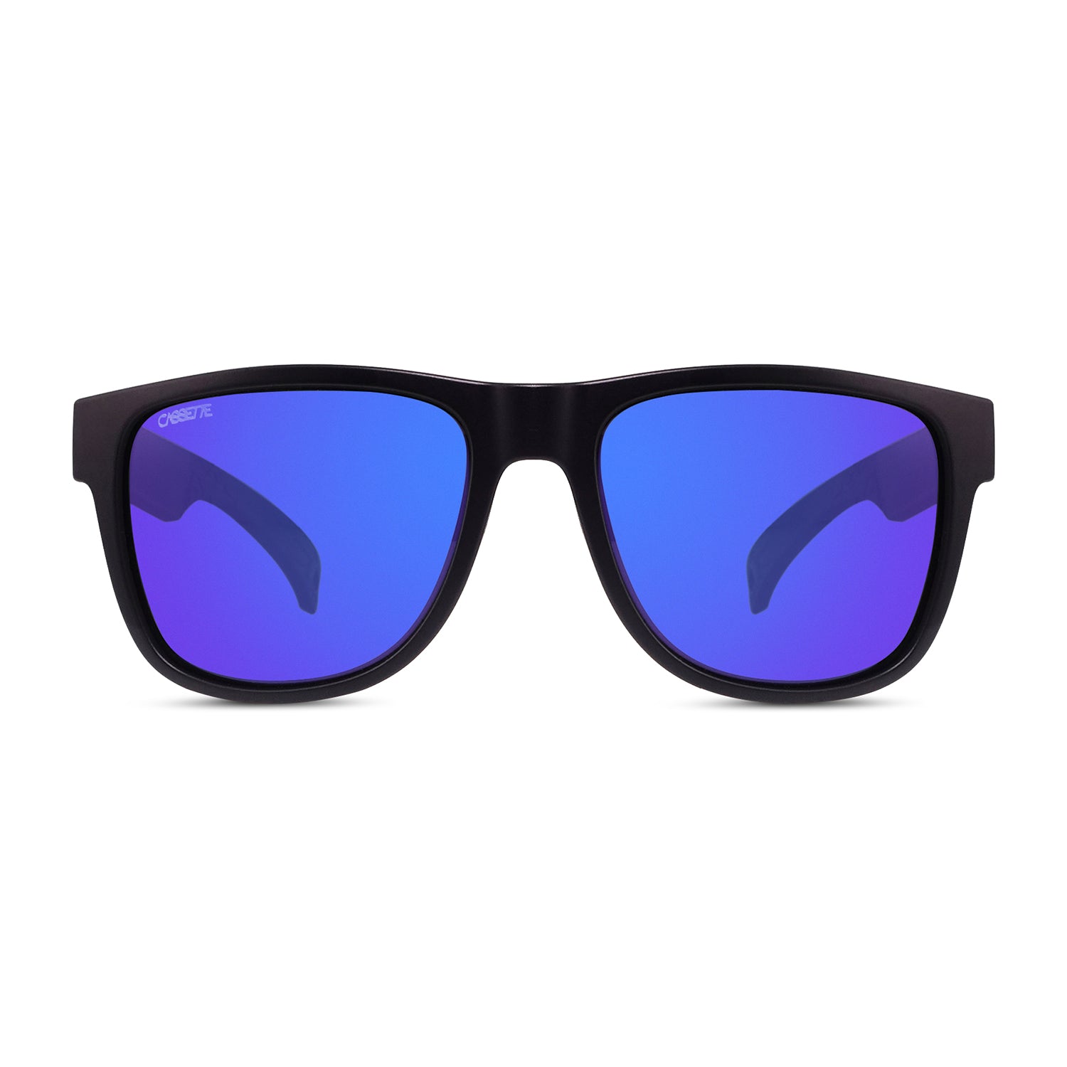 #color_Matte Black / Blue Mirror ColorBoost Polarized Amber Lens