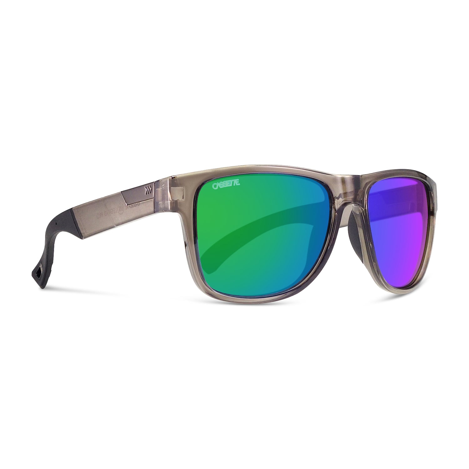 #color_Translucent Gray / Green Mirror ColorBoost Polarized Lens