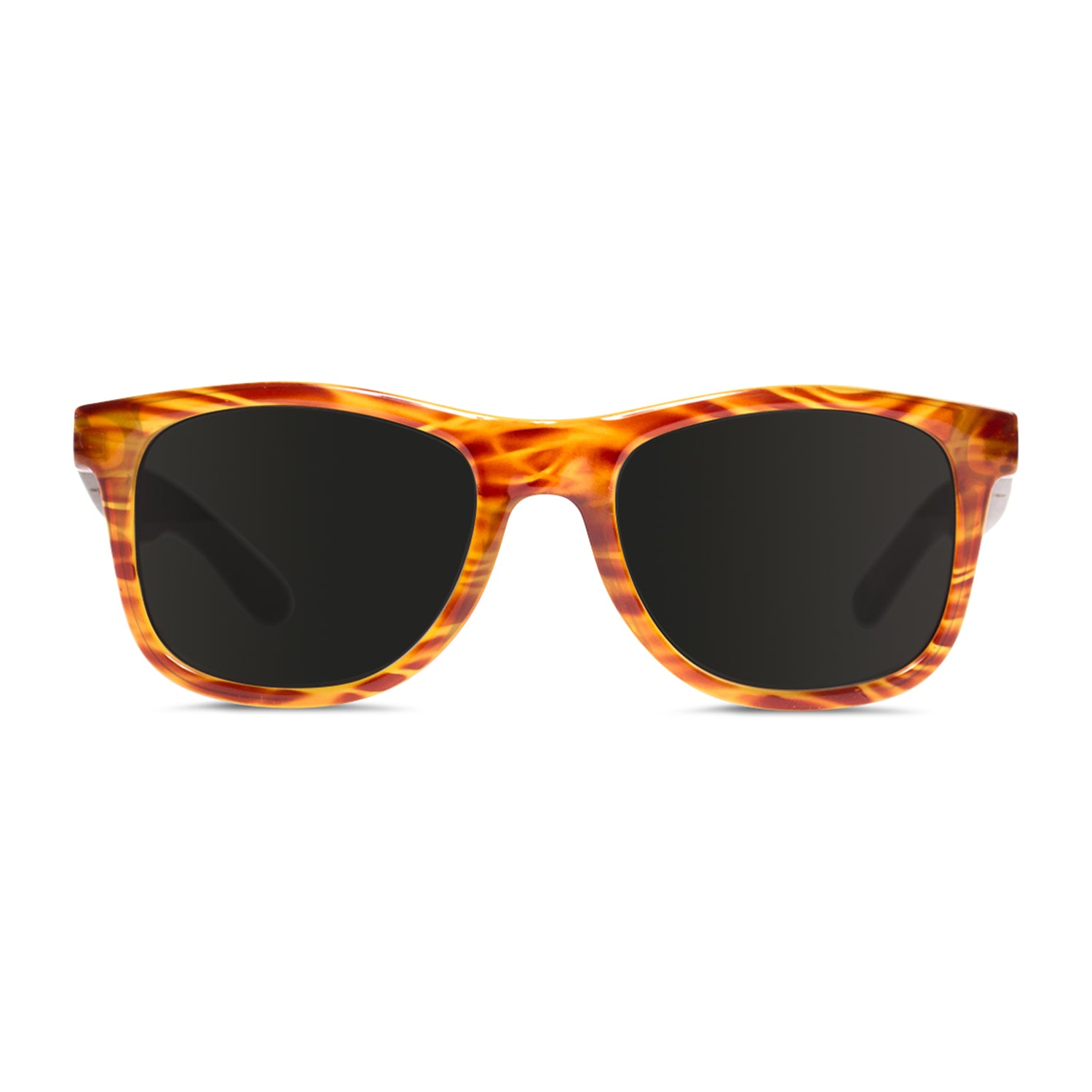 #color_Sunset Tortoise & Ebony Wood / Smoke Lens