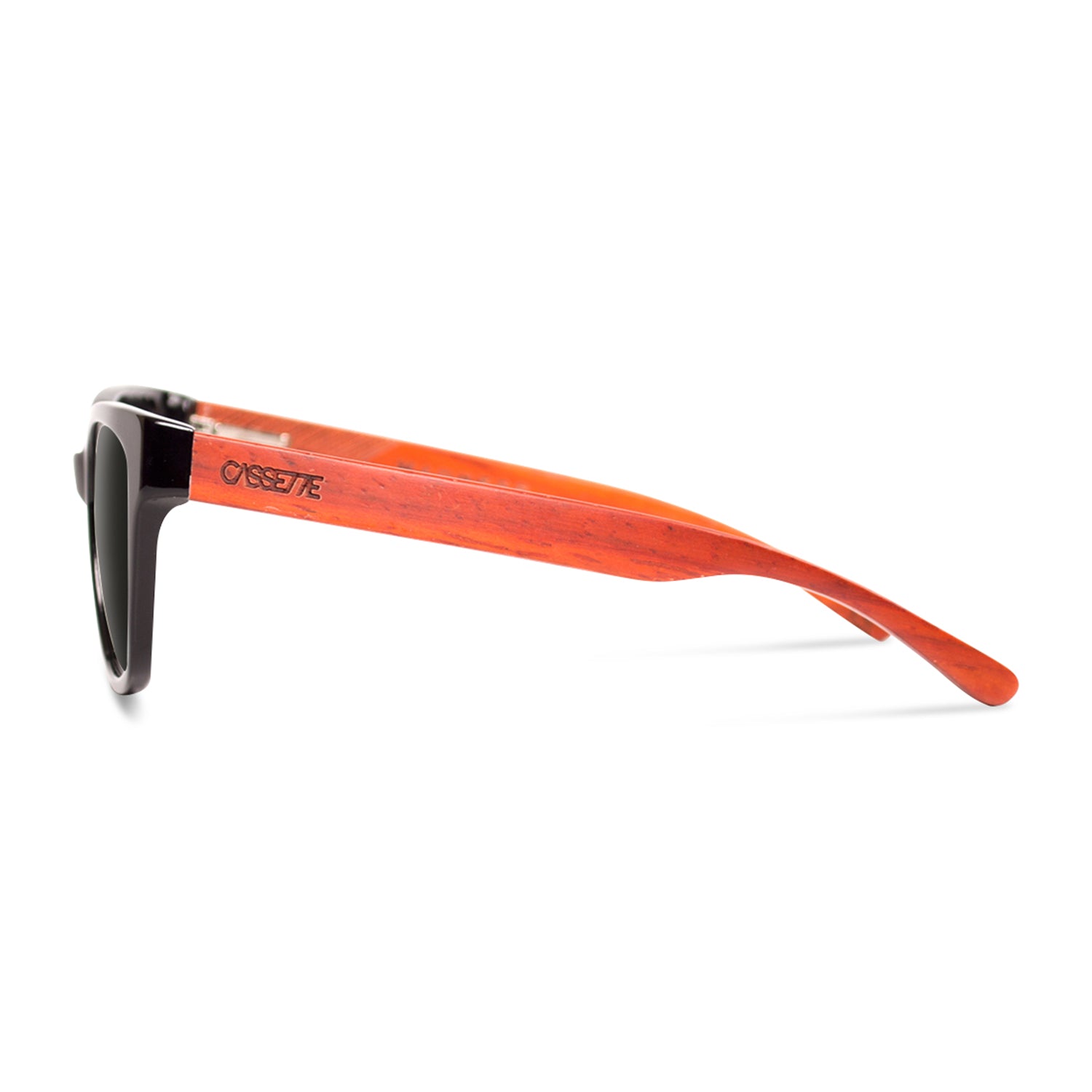 #color_Black & Red Lacewood / Smoke Polarized Lens