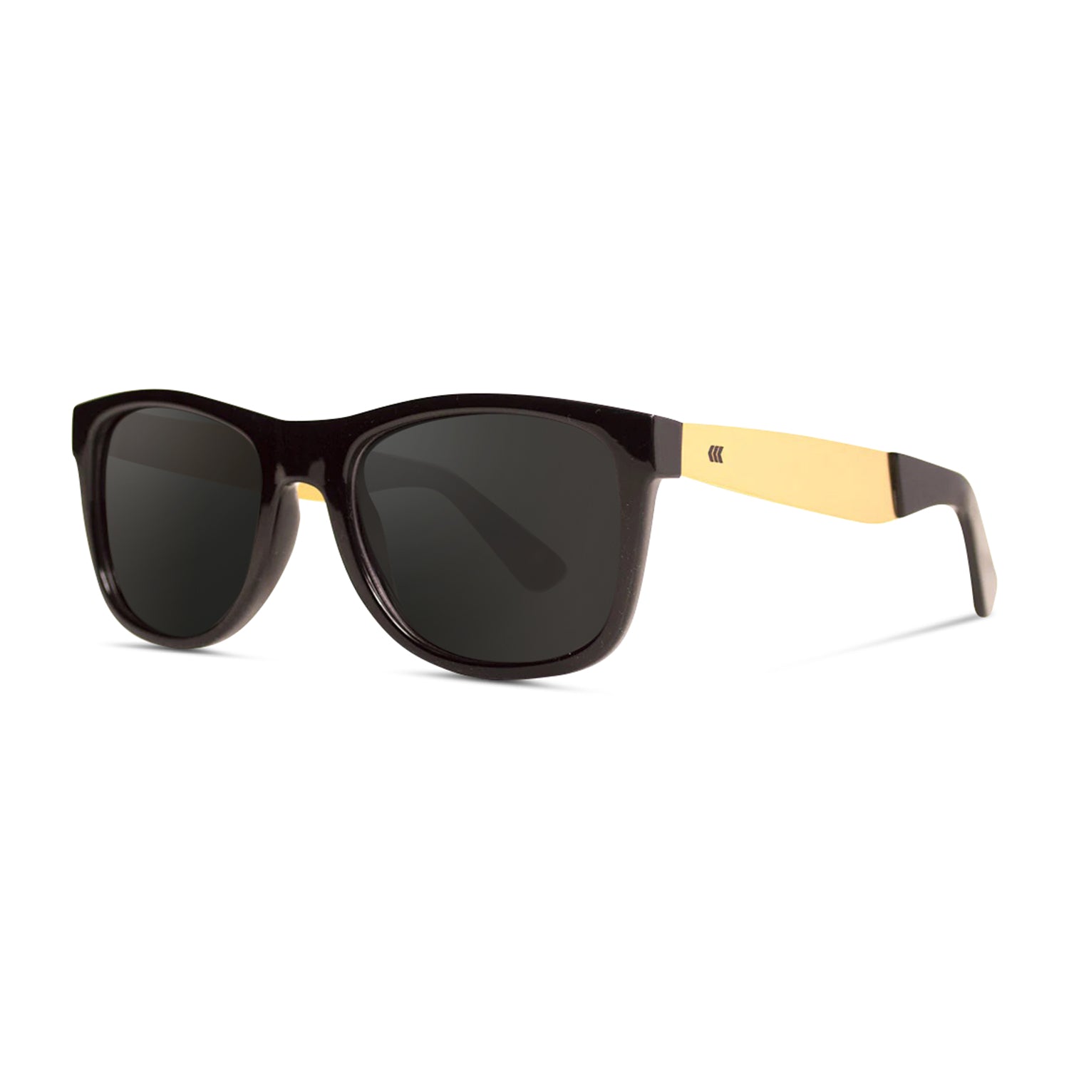 #color_Gloss Black Gold Arms / Smoke Polarized Lens