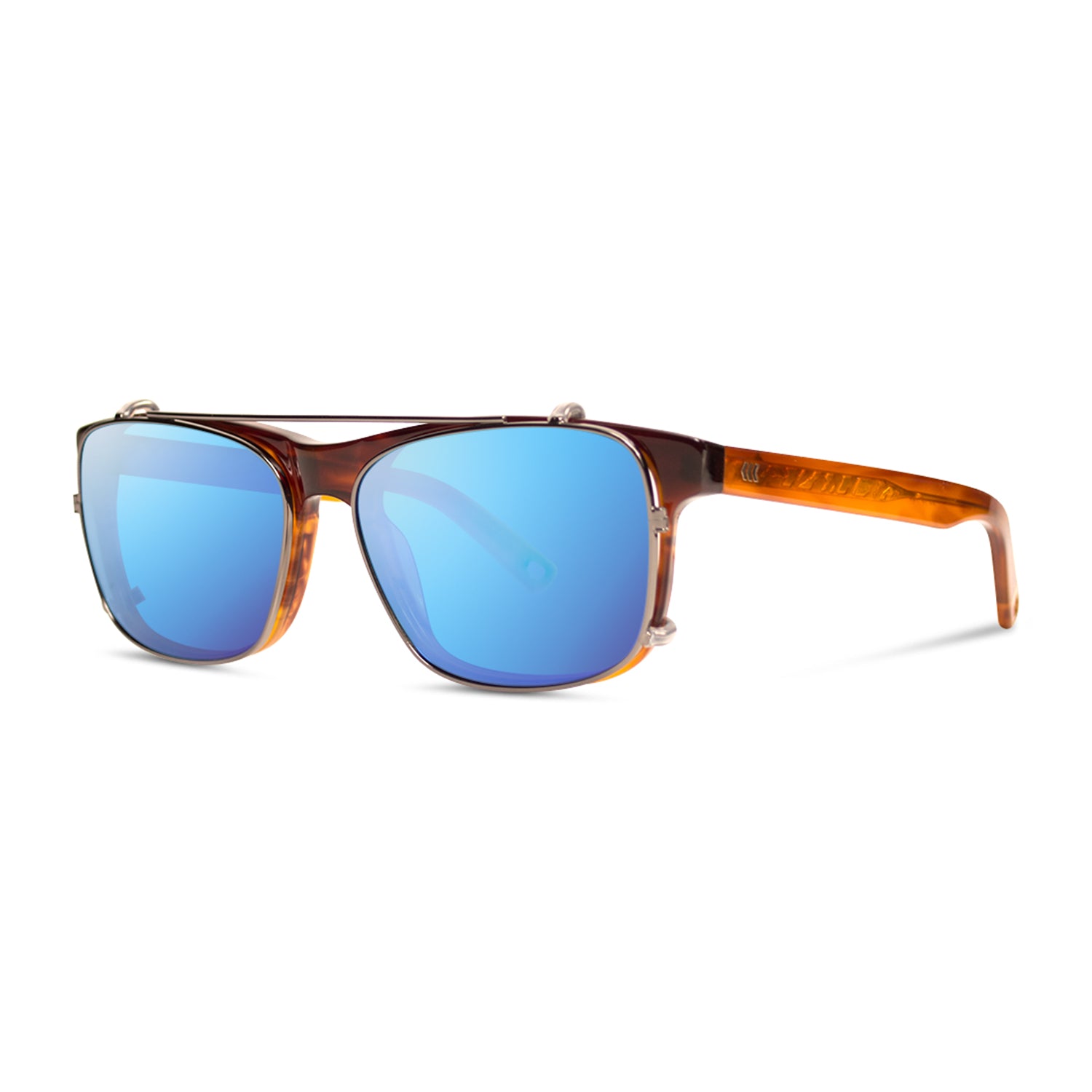 #color_Bourbon Tortoise / Green Mirror Polarized Lens