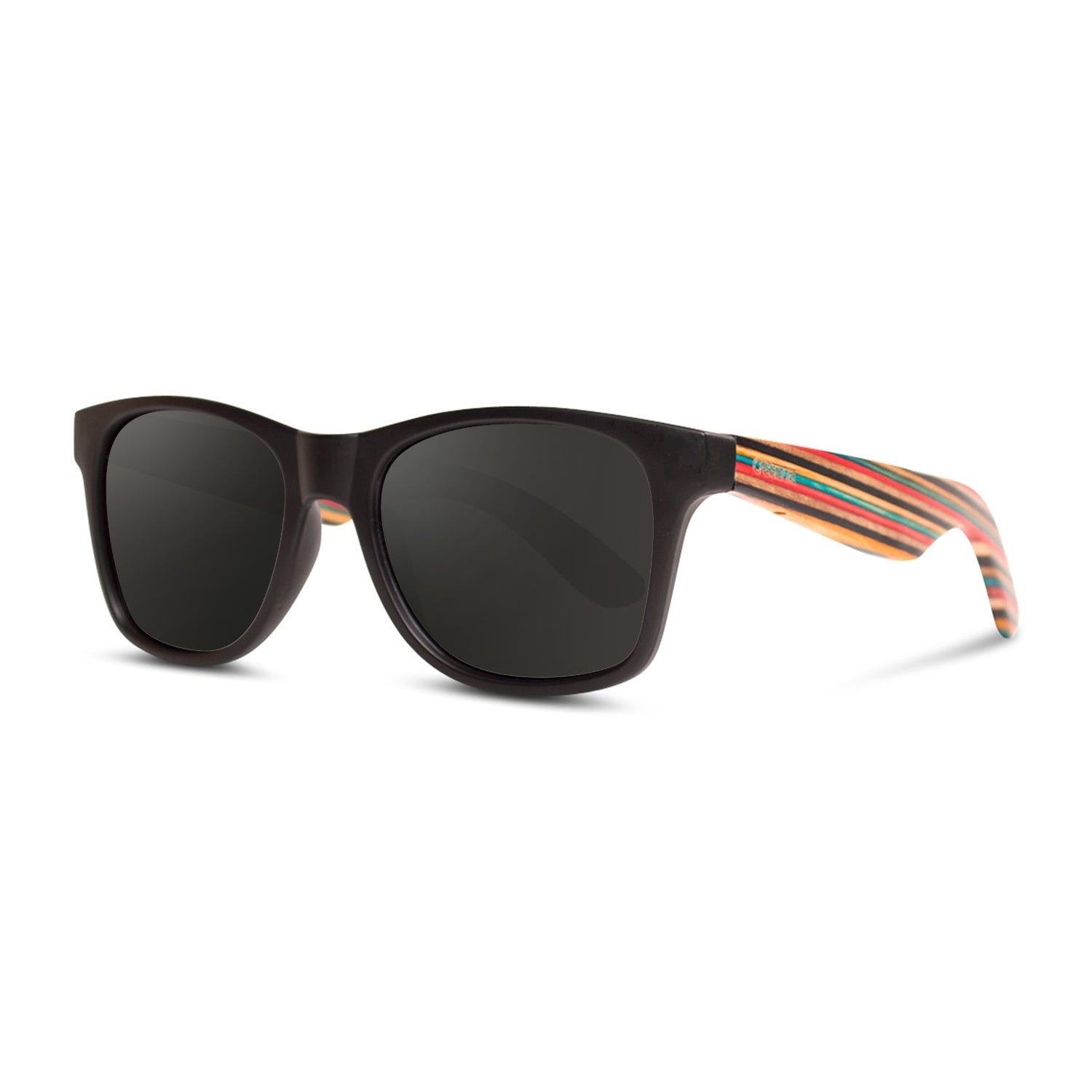 #color_Matte Black & ATG Maple Skatedeck / Smoke Polarized Lens