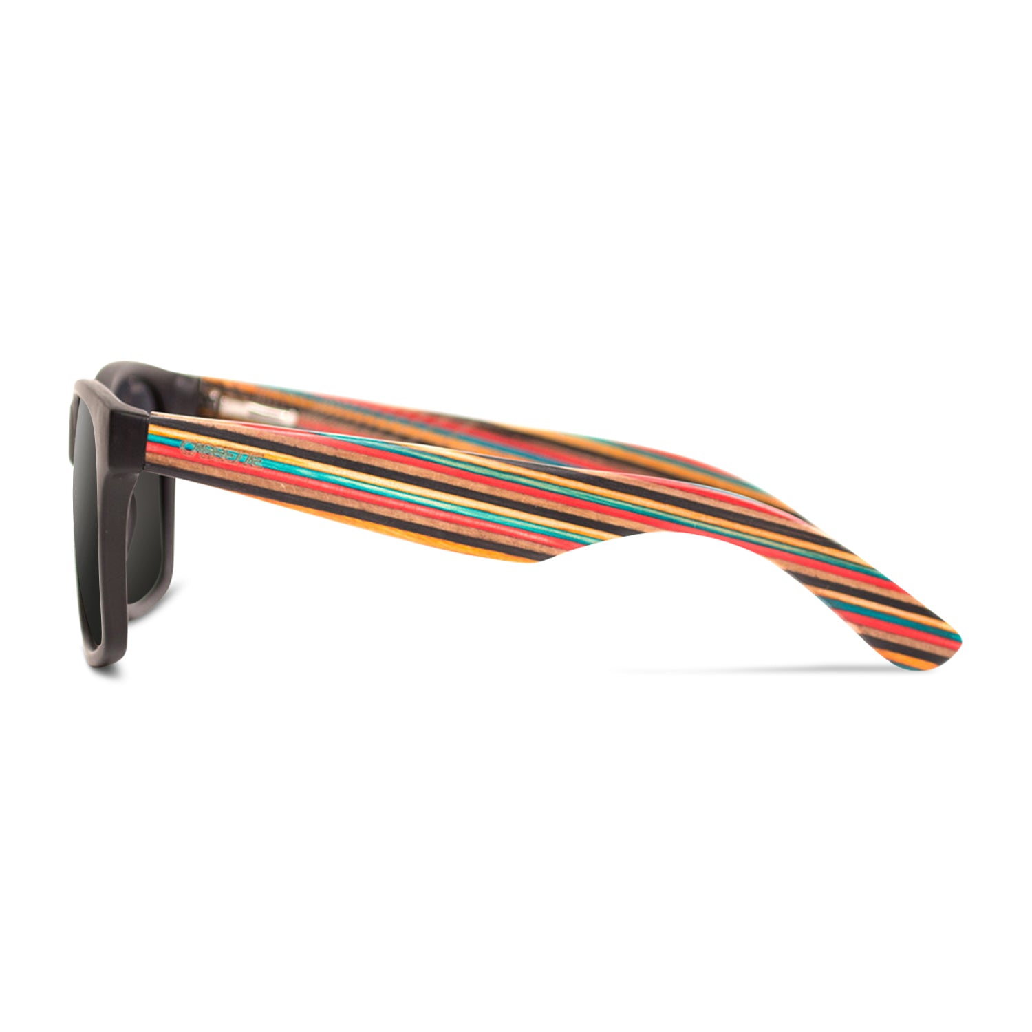 #color_Matte Black & ATG Maple Skatedeck / Smoke Polarized Lens