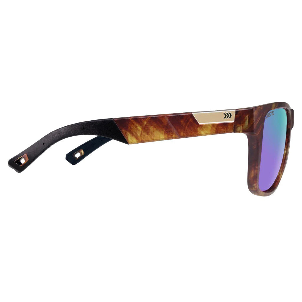 #color_Tiger Tortoise / Green Mirror ColorBoost Polarized Smoke Lens