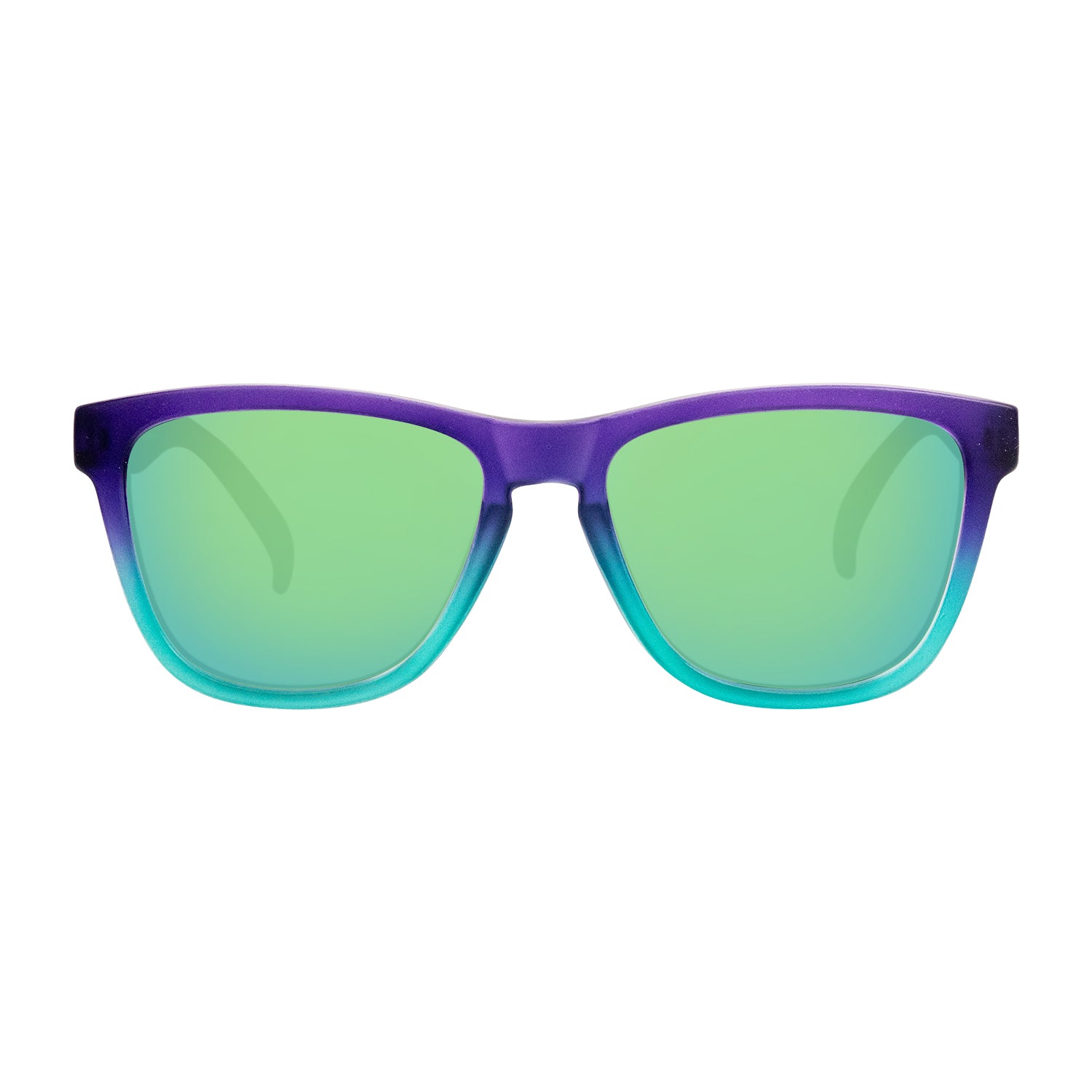 #color_Purple Seafoam Fade / Polarized Green Mirror Lens