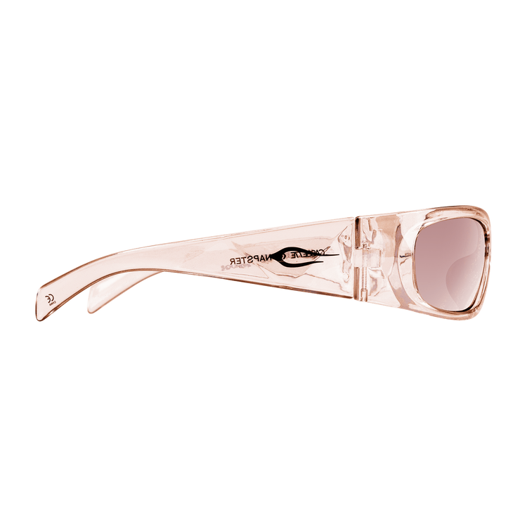 Napster sunglasses in champagne, side view