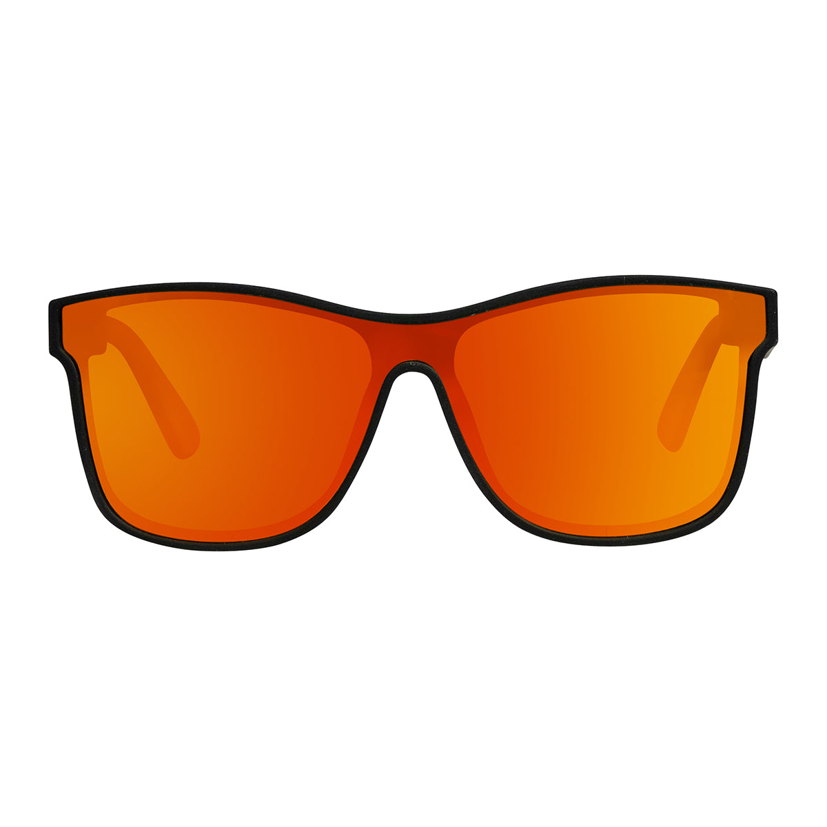 #color_Matte Black / Polarized Orange Fire Mirror Lens