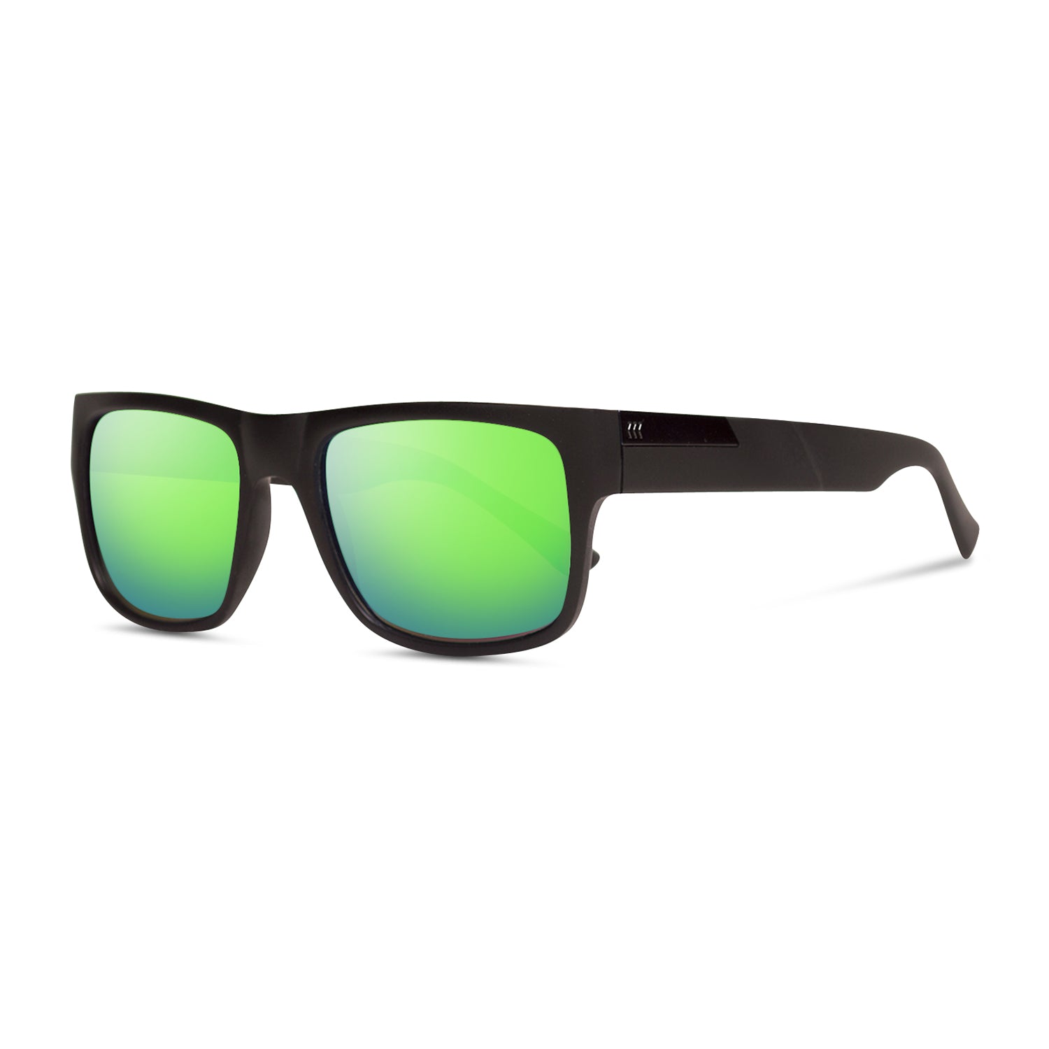 #color_Matte Black / Green Mirror Polarized Lens